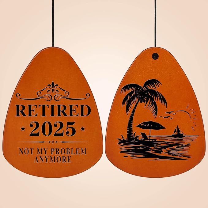 Retirement Gift for Woman Men Coworker Teacher Nurses Friends Mom Dad Grandma Grandpa Retirees, Coworkers Farewell Going Away Gift, 32" Wind Chimes Retirement Decorations-Ruum Studio Home