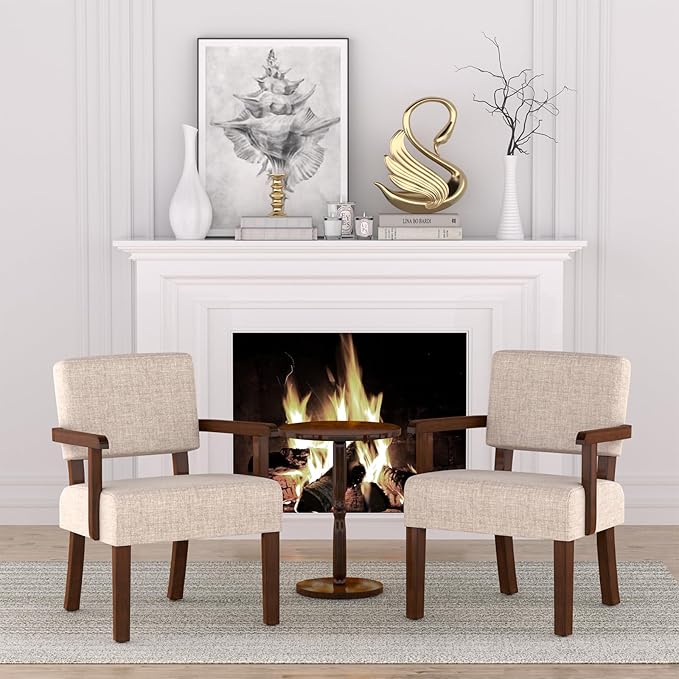 Accent Chair, Oversize Living Room Chairs with Soft Seat & Armrests for Living & Dinning Rooms-Ruum Studio Home