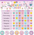 Reward Chart for Kids,Magnetic Behavior Chore Chart for Kids at Home,26 Little Hose Chore Charts,1960 Diamond Stickers,56 Reward Stickers,Incentive Chart to Develop Responsibility and Good Habits,Pink-Ruum Studio Home