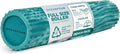 Oceanfoam Tidal Roller - Jade & Seafoam Marbled - Muscle Massage Foam Roller for Back Pain & Stretching - Firm and Ergonomic Wide Wave Textured - Yoga, Athletics, & Wellness - Full Size, 20" x 5"-Ruum Studio Home
