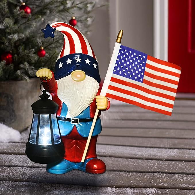 Nacome Solar Gnomes Statues for Garden Decor: Outdoor Sculptures for Clearance Lights for Outside Lawn Ornaments Porch Patio Balcony Yard Home – Birthday Gifts for Mom Grandma Women-Ruum Studio Home