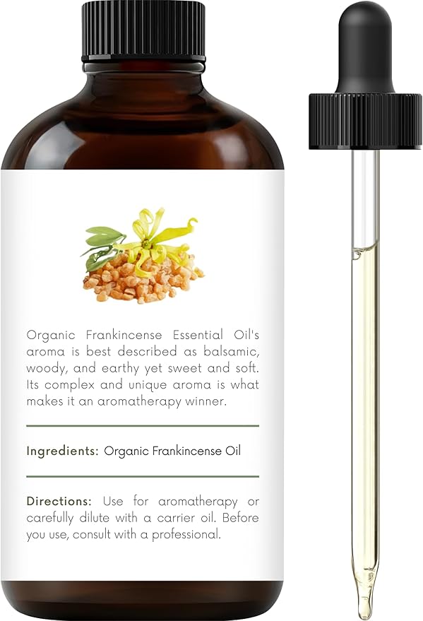 Handcraft Blends Organic Frankincense Essential Oil – 1 Fl Oz – 100% Pure and Natural – Premium Grade Essential Oil for Diffuser and Aromatherapy-Ruum Studio Home