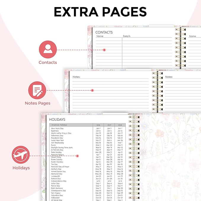 Planner 2026, 8.5" x 11" Monthly & Weekly Planner with Tabs, JAN - DEC 2026, Goal Setting & Time Management Organizer for Professionals & Students-Ruum Studio Home