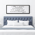 Be Strong And Courageous Sign Bible Verse Framed Wall Art, 40''×15'' Rustic Religious Christian Proverbs 3:5-6 Sign, Horizontal Holy Inspirational Catholic Scripture Decor-Ruum Studio Home