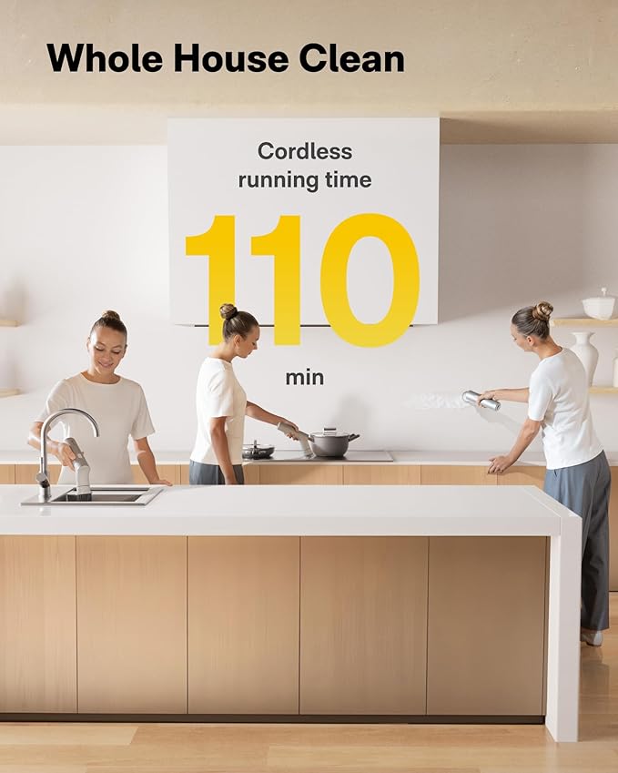 HOTO Cordless Electric Spin Scrubber, IPX7 Full Body Waterproof Dish Scrubber Brush, Bathroom Cleaning Brush, Max 22 in-lb, Power Scrubber with 9 Brush Heads for Kitchen, Sink, Bathroom, Shower, Tile-Ruum Studio Home