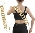 Wood Back Massage Roller Rope, Portable Wood Therapy Cellulite Massage Tools, Handheld Lymphatic Drainage Massager, Multi-Functional Manual Massage Roller Rope Strap for Full Body Muscle Pain Relief-Ruum Studio Home