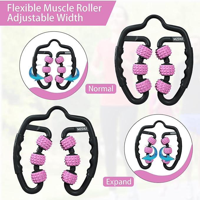 Cellulite Massage Tool Deep Fascia Massager & Dimpled Skin Remover for Legs - Anti-Cellulite Roller Tech with Lymphatic Drainage, Smooth Skin & Pain Relief for Thighs & Buttocks Sculpting-Ruum Studio Home