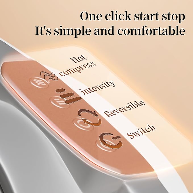 Intelligent Heated Massage Belt, Multi-Function Kneading Massager with Red Light Therapy, Natural Stone Massage for Waist and Abdomen-Ruum Studio Home