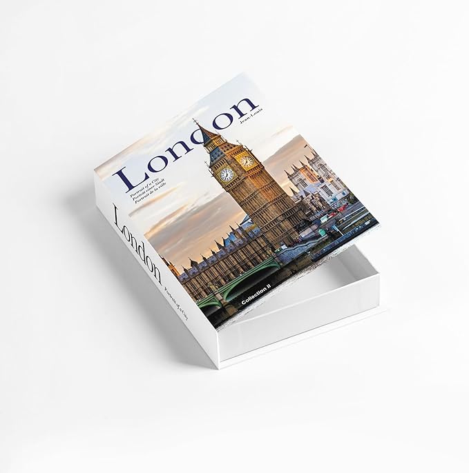 Decorative Storage Book Box – Hidden Storage for Remote Controls, Keys, and Small Items – Elegant Home Decor for Living Room, Bedroom, Coffee Table – Modern Style Faux Book Organizer (London)-Ruum Studio Home