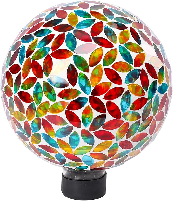 VCUTEKA Gazing Ball, 8" Glass Gazing Balls Sphere for Garden Lawn Outdoor Ornament Yard Decorative-Ruum Studio Home