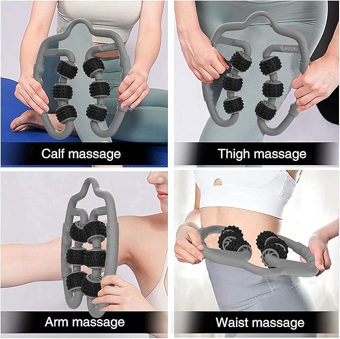 Cellulite Massage Tool Deep Fascia Massager & Dimpled Skin Remover for Legs - Anti-Cellulite Roller Tech with Lymphatic Drainage, Smooth Skin & Pain Relief for Thighs & Buttocks Sculpting-Ruum Studio Home