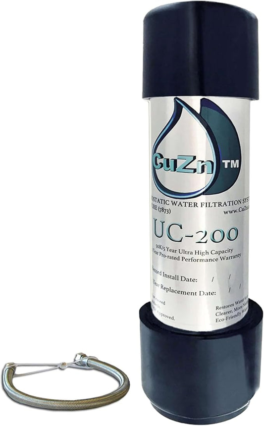 Under Sink Water Filter for Sink Faucet by CuZn, 5 Year Filtration Life, Reduces PFAs, PFOS, Lead, Chlorine, Improves Taste of Tap Water with NSF/ANSI 42 & 372 Certified High Performance-Ruum Studio Home