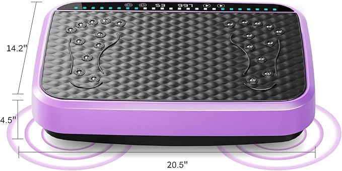 Vibration Plate Fitness Platform Whole Body Exercise Machine with 120 Speed Levels, Lymphatic Drainage, Fat Burning, and Weight Loss, Perfect for Women, Men, and Home Gym Exercise-Ruum Studio Home