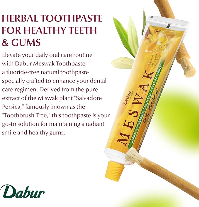 Dabur Meswak Toothpaste, 200 Gram-Ruum Studio Home