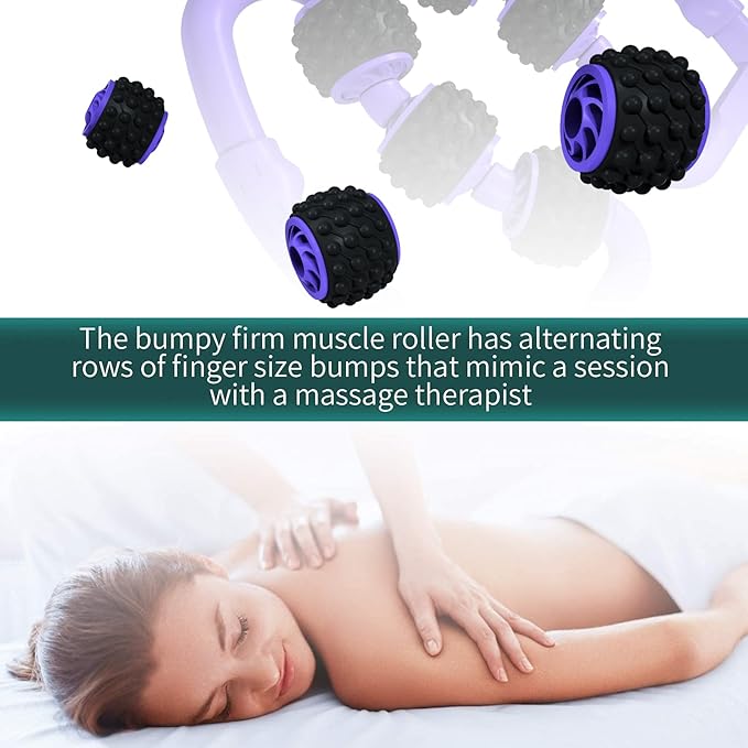 Cellulite Massage Tool Deep Fascia Massager & Dimpled Skin Remover for Legs - Anti-Cellulite Roller Tech with Lymphatic Drainage, Smooth Skin & Pain Relief for Thighs & Buttocks Sculpting-Ruum Studio Home