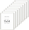 HAUS AND HUES Standalone White Oak Frames Set of 9-11x14-Ruum Studio Home