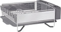 KitchenAid Compact Space Saving, Dish Rack with Removable Flatware Caddy and Angled Self Draining Drainboard, Satin Gray, 15-Inch-by-13.25-Inch-Ruum Studio Home