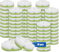 Toilet Bowl Cleaner Wand Refills,70 PCS Disposable Toilet Brush Heads Compatible with Wa.IE Jiemi and Most Wand,Disposable Wand Heads for Deep Cleaning-Ruum Studio Home