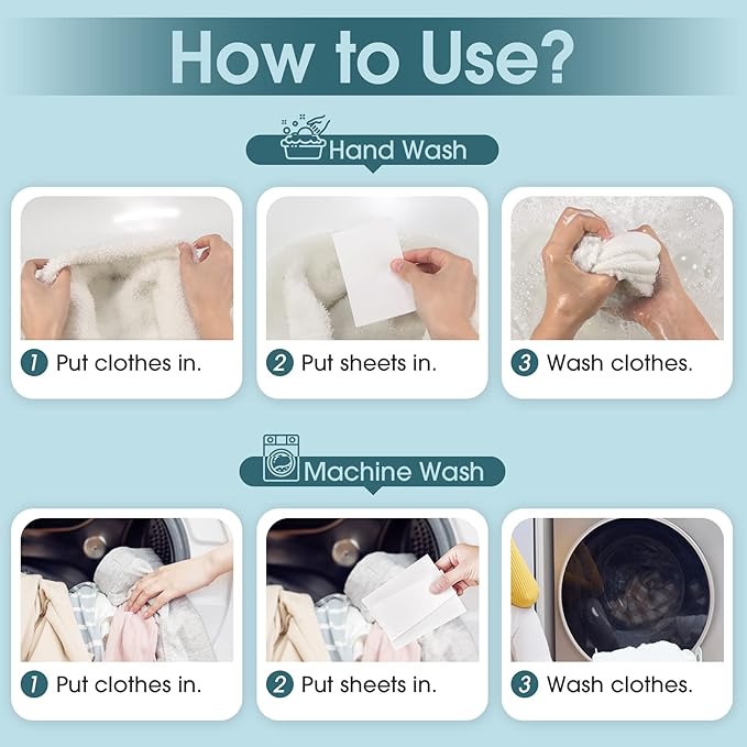 Poesie Laundry Detergent Sheet Fresh Linen Scent 320 Sheets Travel Laundry Kit No waste Portable Washing Sheets Detergent for Machine Wash & Hand Wash-Ruum Studio Home