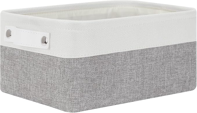 Bidtakay Small Storage Baskets for Organizing [4-Pack] Fabric Storage Bins for Baby Organizer Shelf Baskets for Nursery Storage Collapsible Closet Storage Bins for Home Organization - 11.8x7.8x5 In-Ruum Studio Home
