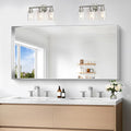 Silver Bathroom Mirror, 24x48 Inch Rectangular Framed Mirror, Large Wall Mounted Bathroom Vanity Mirror Over Sink for Bedroom,Restroom, Living Room, Hangs Vertically or Horizontally-Ruum Studio Home