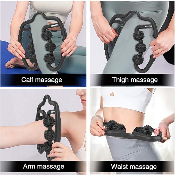 Cellulite Massage Tool Deep Fascia Massager & Dimpled Skin Remover for Legs - Anti-Cellulite Roller Tech with Lymphatic Drainage, Smooth Skin & Pain Relief for Thighs & Buttocks Sculpting-Ruum Studio Home