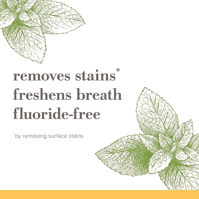 Burt's Bees Toothpaste, Natural Flavor, Fluoride-Free, Purely White, Zen Peppermint, 4.7 oz, Pack of 3-Ruum Studio Home