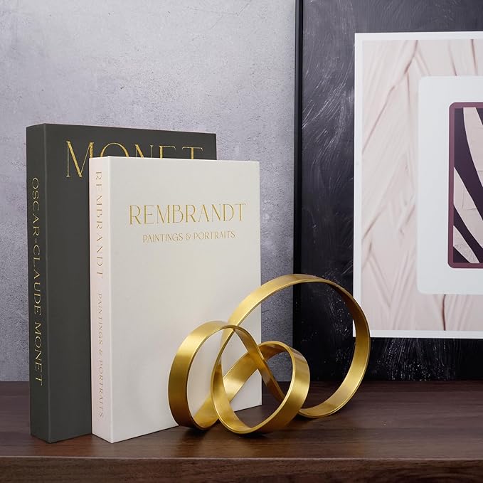 Linen Decorative Books for Home Decor,Set of 2 Aesthetic Faux Decor Book for Decoration,Fake Books for Bookshelf,Keepsake Storage Box (Gray & Beige)-Ruum Studio Home