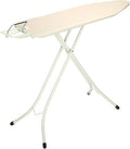 Brabantia Size B Ironing Board (49x15 in) 7 Height Options, Adjustable Steam Iron Rest Holder (Ecru) Non-Slip Feet, Anti-Collapse Child Locks-Ruum Studio Home