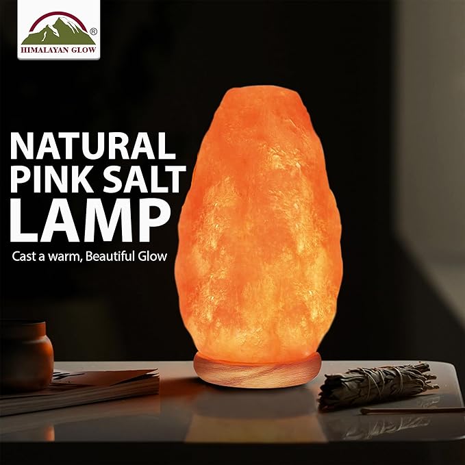 Himalayan Glow Salt Lamp with Dimmer Switch 5-7 lbs-Ruum Studio Home