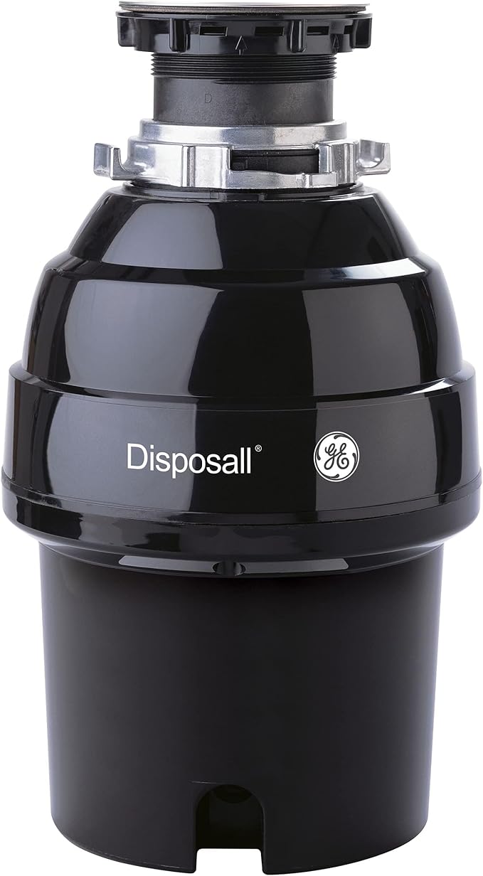 GE Disposall Continuous Feed 3/4 Horsepower Motor Garbage Disposer, Good for Grinding: Vegetable Peels & Small Bones, Easy Install Kit, Non-Corded, Recommended for 2-4 Person Homes, GFC720N-Ruum Studio Home
