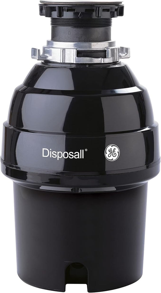 GE Disposall Continuous Feed 3/4 Horsepower Motor Garbage Disposer, Good for Grinding: Vegetable Peels & Small Bones, Easy Install Kit, Non-Corded, Recommended for 2-4 Person Homes, GFC720N-Ruum Studio Home