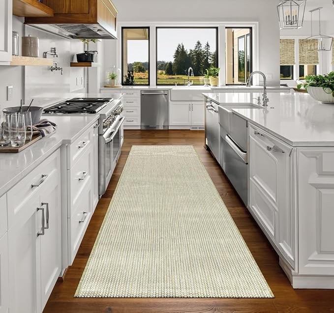Keen Home Design Terrace Outdoor Runner Rug - 2x8 Washable Indoor/Outdoor Rug for Patio, Kitchen, Balcony, Beach, Garden, Deck and Porch, Size: 2'2"x7'7"-Ruum Studio Home