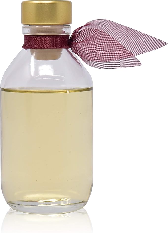 LOVSPA Reed Diffuser Set, Mahogany Teakwood Scented Oil Diffuser with Sticks, Home Fragrance Accessories for Bathroom Shelf Decor, Aroma Diffusers for Home or Office Fall Decor, USA Made-Ruum Studio Home