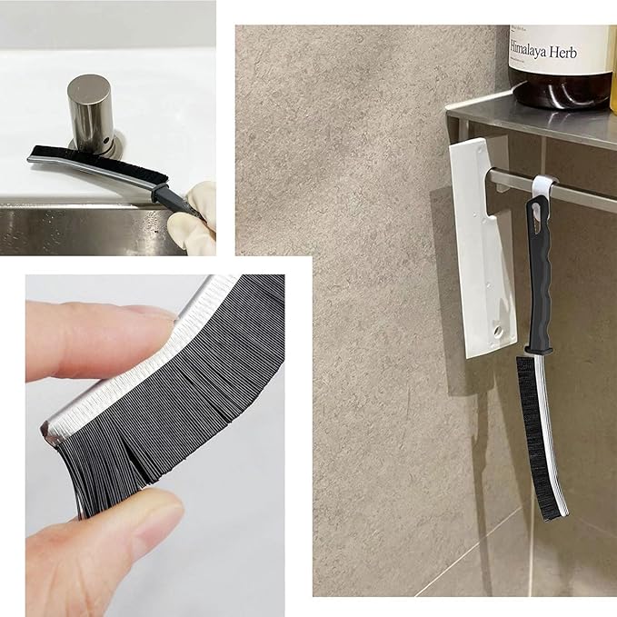 Gap Cleaning Brush, Dead Corners Multifunctional Brushes,Bathroom Crevice Gaps Cleaning Brush，Clean The Dead Corners of Bathroom Kitchen Tiles for Bathroom Kitchen Tiles Window Slots (5pcs)-Ruum Studio Home