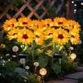 Solar Sunflower Lights 2 Pack with 12 Sunflower Solar Lights Outdoor Garden Decor Birthday Gift for Mom Women Grandma,Waterproof Solar Flower Garden Stake Lights for Yard Landscape Patio Lawn Pathway-Ruum Studio Home
