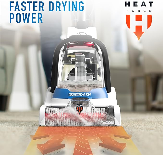 Hoover PowerDash Pet Compact Carpet Cleaner Machine, Lightweight Shampooer Machine, Pair with a Hoover Carpet Cleaner Solution for a Bright, Refreshed Home-Ruum Studio Home