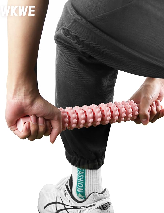 Muscle Roller Stick with Trigger Points - Bendable Body Massage Stick to Help Legs, Back, Neck Recovery, Relief Muscle Soreness, Cramping and Tightness-Ruum Studio Home