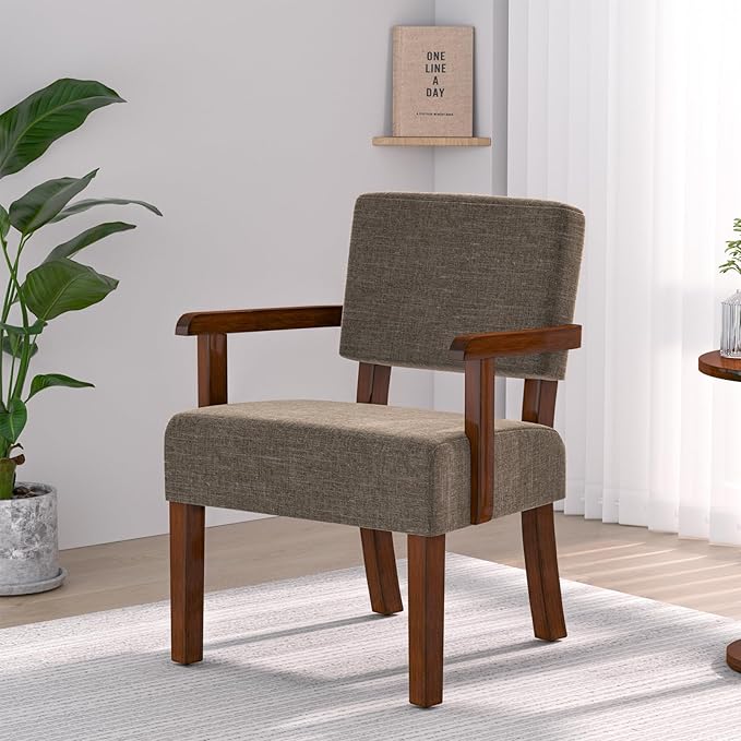 Accent Chair, Living Room Chairs Oversized with Soft Seat and Armrests for Dinning Bedroom Reading and Waiting Rooms-Ruum Studio Home