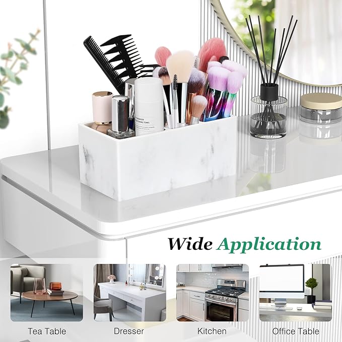 Luxspire Toothbrush Holder, Ink White-Ruum Studio Home