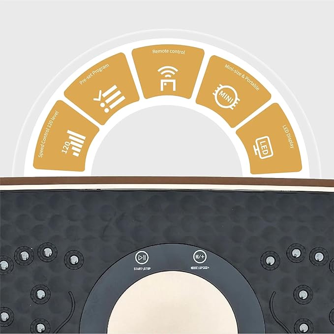 Vibration Plate Fitness Platform Whole Body Exercise Machine with 120 Speed Levels, Lymphatic Drainage, Fat Burning, and Weight Loss, Perfect for Women, Men, and Home Gym Exercise-Ruum Studio Home