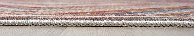 Keen Home Design 2x12 Rug - Machine Washable Runner Rug with Non-Slip Backing, Ideal for Hallway, Entryway, Kitchen, Laundry Room - Vintage, Easy Clean, Durable, Low Pile - (2'6" x 12')-Ruum Studio Home