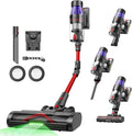 Ultenic Cordless Vacuum Cleaner, 550W/50Kpa, 60Mins Runtime, 180°Bendable Wand, Anti-Tangle Brush, Stick Vacuum Cordless with Charging Dock, Handheld Vacuum for Pet Hair/Carpet/Floor/Car, U16 Flex-Ruum Studio Home
