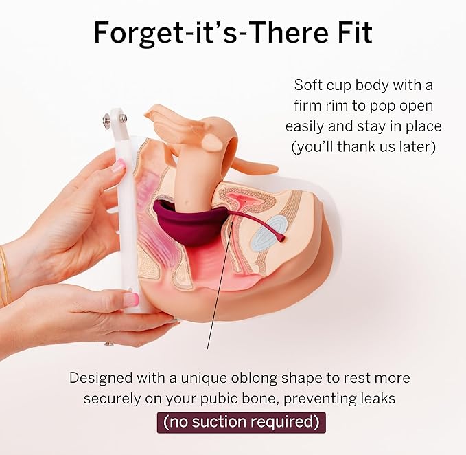2 Menstrual Discs and Applicator Bundle - No Metals or Toxins - 100% Medical-Grade Silicone-Most Soft Reusable Period Disc - Inserts and Removes Like a Tampon - Capacity of 5 and 7 Tampons-Ruum Studio Home
