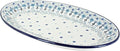 Blue Rose Polish Pottery Celeste Oval Platter-Ruum Studio Home