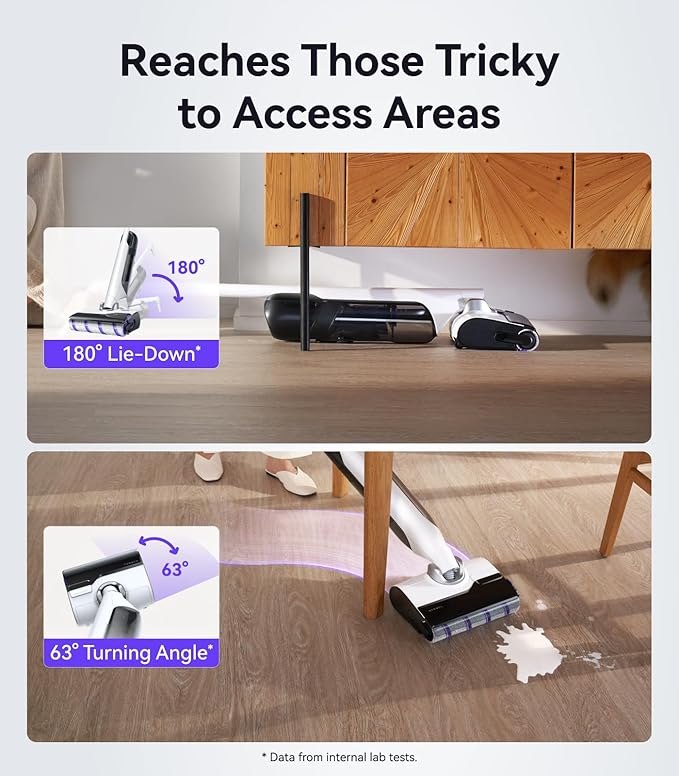 NARWAL S30 Wet Dry Vacuum Cleaner with 20000Pa Suction, 176°F Self-Cleaning, Heated Drying, Disposable Waste Bag, Tangle-Free, Cordless Vacuum Mop for Hard Floors & Edge Cleaning, Easy to Use-Ruum Studio Home
