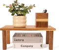 Acacia Wooden Desktop Organizer Shelf Kitchen Cabinet and Counter Riser Display Shelf for Top of Desk Home Office Bathroom Coffee Table Display Stand-Ruum Studio Home