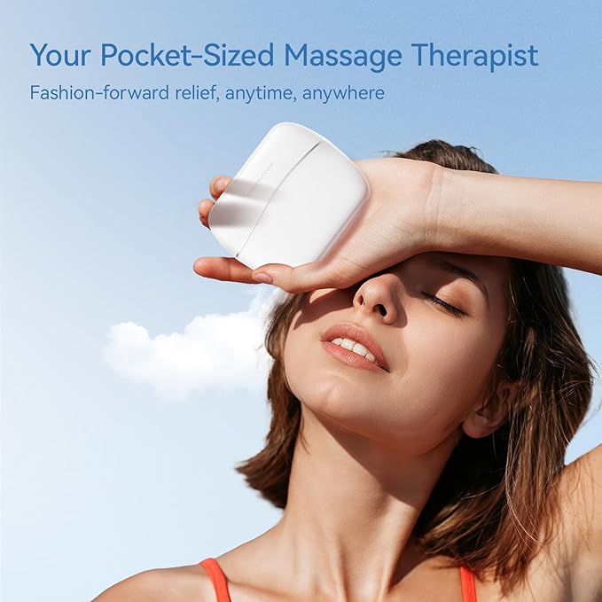 KingPavonini Mini Massage Gun with All-in-One Storage Case, FSA HSA Eligible, Pocket-Sized Small Massage Gun Deep Tissue, 0.5 lbs Portable Percussion Massager for Travel, Gym, Gift for Women Men-Ruum Studio Home