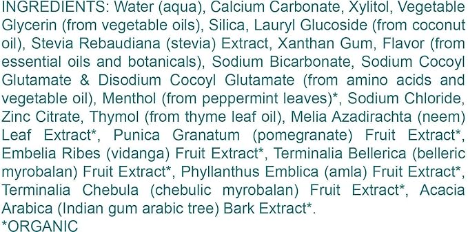 Himalaya Botanique Complete Care Toothpaste, Spearmint Flavor, Fights Plaque, Freshens Breath, Fluoride Free, No Artificial Flavors, SLS Free, Cruelty Free, Foaming, 5.29 Oz, 1 Pack-Ruum Studio Home