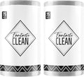 Fantasticlean Microfiber Cleaning Cloth Roll -150 Sheets, Tear Away Microfiber Towels, 12" x 12", Reusable Washable, Ultra Absorbent Dish Rags for Car, Home, Garage or Shop (2 Rolls of Grey)-Ruum Studio Home